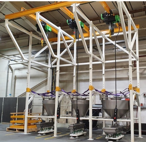 FIBC Big Bag Discharger Triple