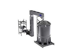 Gough Engineering Big Bag Discharger, Feeder and Swinglink Bucket Elevator (GBE)