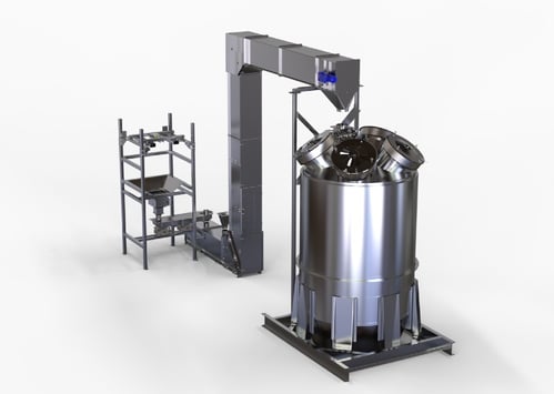 Gough Engineering - Big Bag Discharging, Feeder, Bucket Elevator (GBE) and Silo