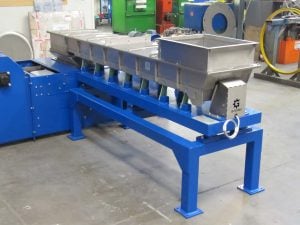 Multiple drive emag feeder