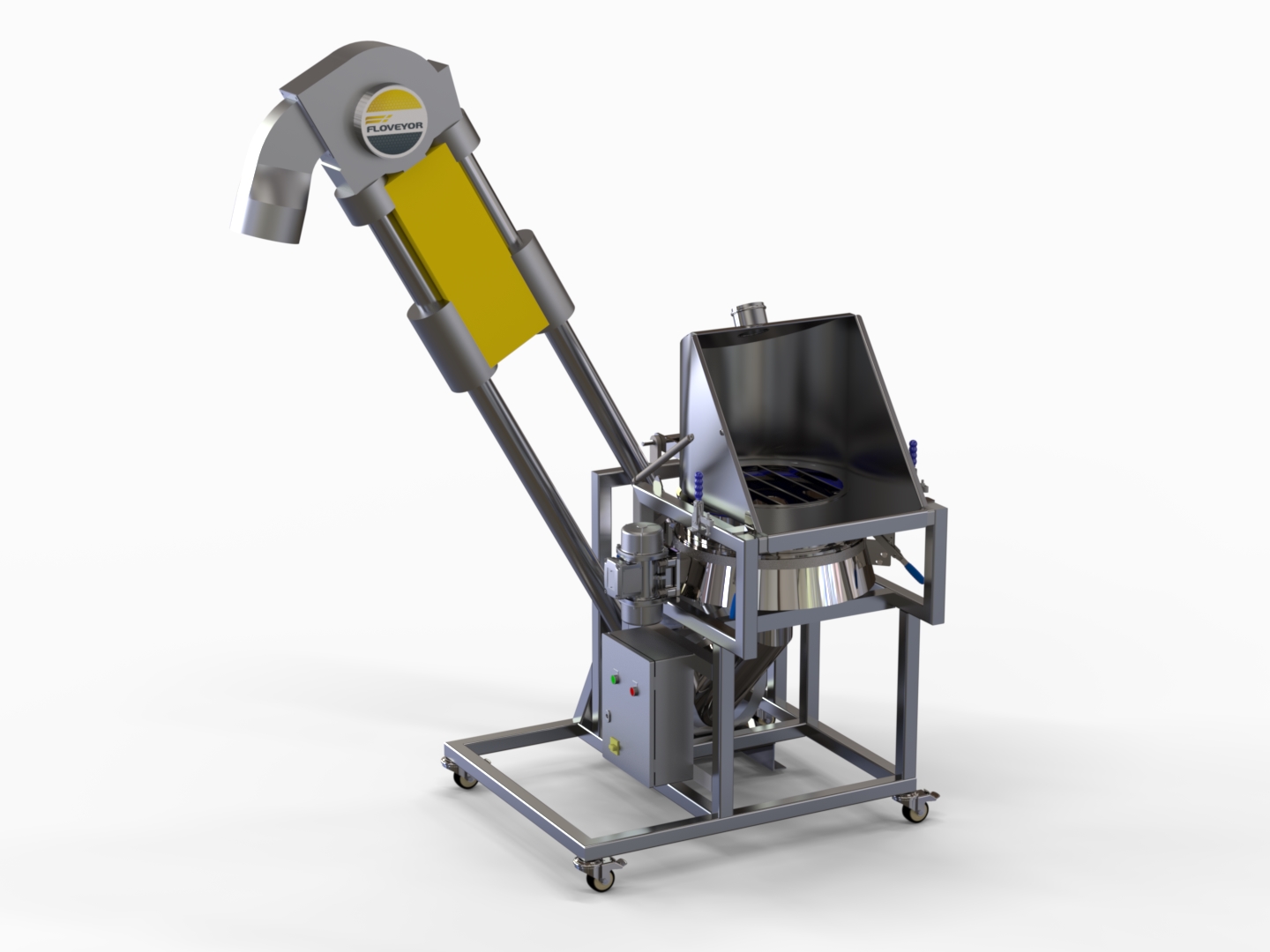 Gough Engineering Sieve Floveyor Rip and Tip Mobile
