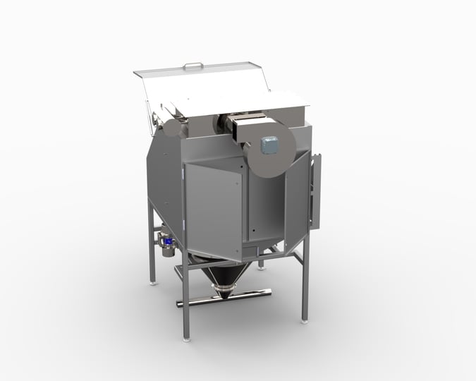 Gough Engineering Batch Sieve GBS850 with Full Dust Extraction PQ Corporation back