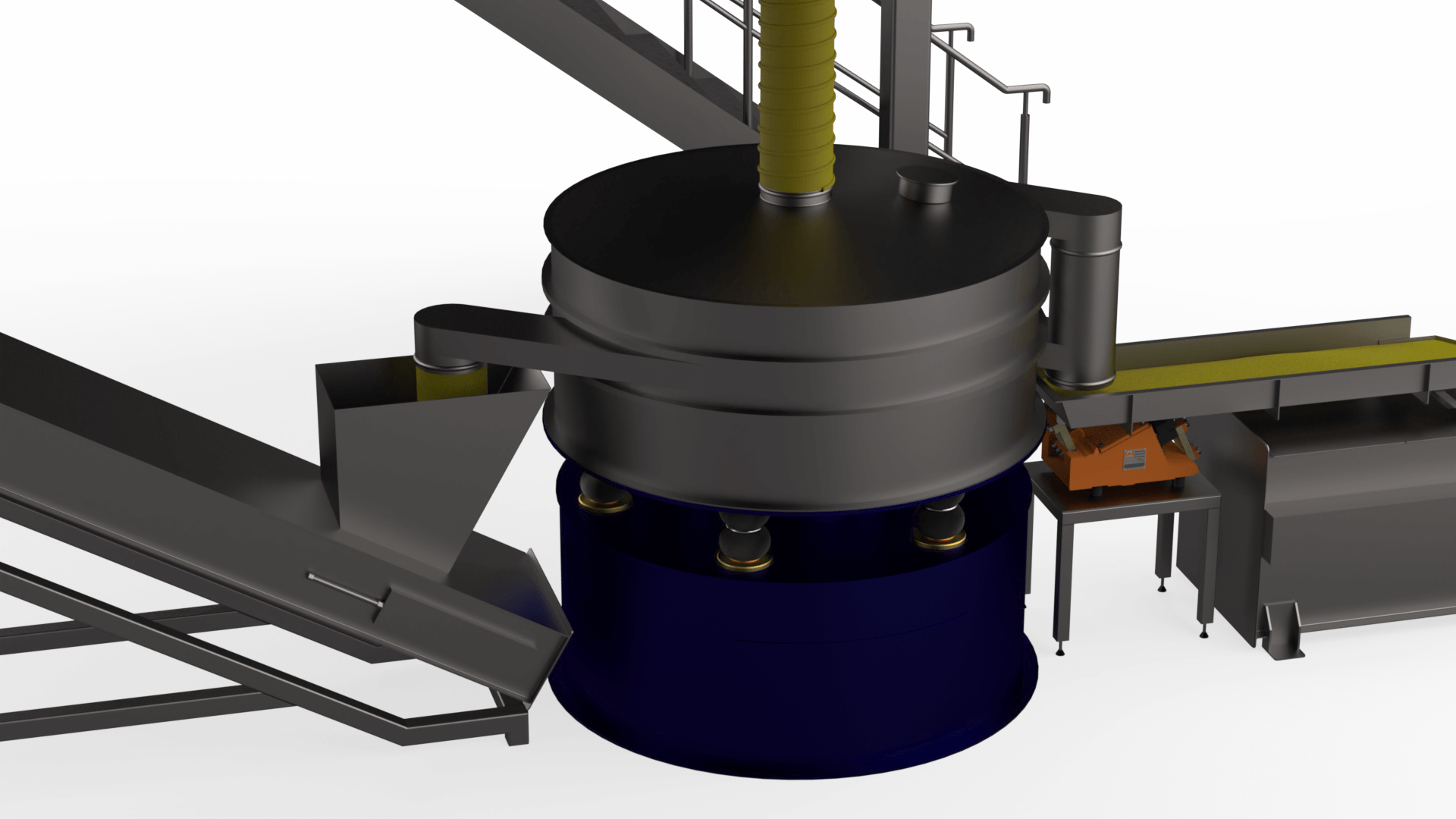 Gough Separator and Feeder system model