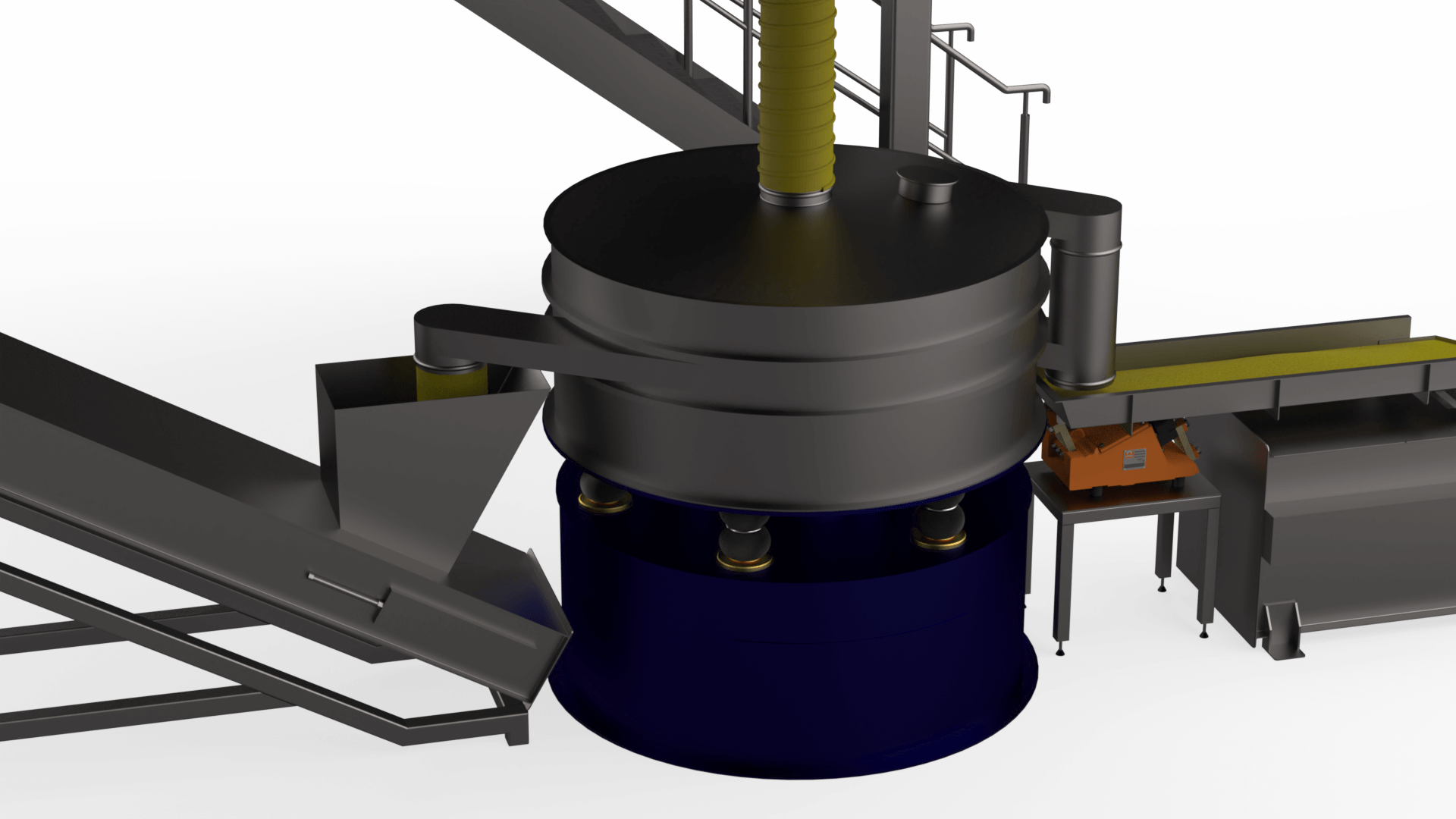 Gough Separator and Feeder System Model